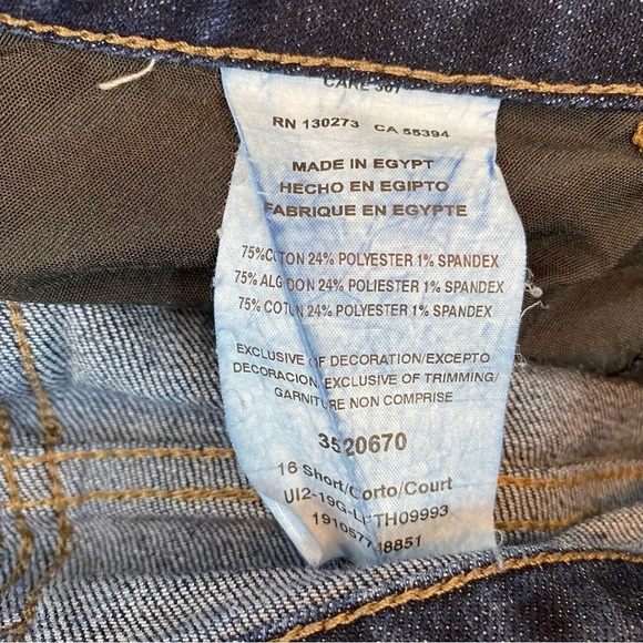 Lee Regular Fit Straight Leg Mid Rise Dark Wash Jeans - Picture 8 of 8